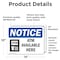 Signmission ATM Available Here, 14 in W x Rectangle, Vinyl Decal OS-2PACK-NS-D-1014-L-15252 - alternate 2